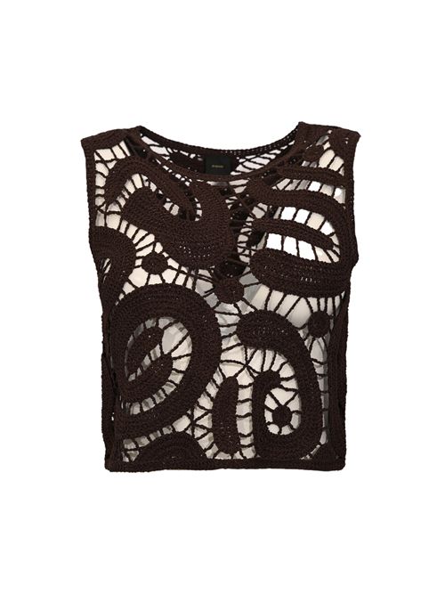 Top Eruzione in crochet di viscosa PINKO | 106438 A354M05